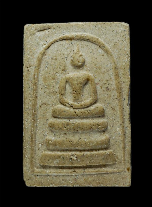 พระสมเด็จ ที่ระลึกงานงฝังลูกนิมิต วัดทรัพย์จันทร์ จ.จันทบุรี รุ่น1 เนื้อผงพุทธคุณ ผงว่าน พะรเก่าสวย มวลสารดี | https://kamulet.in.th