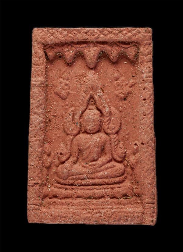 พระพุทธชินราช หลังยันต์ พระครูสังฆรักษ์ ปรีชา ภัทฺทะปุญโญ วัดคลองครก ต.พวา อ. แก่งหางแมว จ.จันทบุรี เนื้อผงพุทธคุณ ผงว่าน พระเก่า  [..] | https://kamulet.in.th