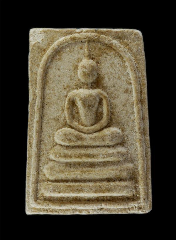 พระสมเด็จหลวงปู่มัง มงฺคโล(พระมงคลธรรมภาณี) วัดเทพกุญชรวราราม จังหวัดลพบุรี สร้างปี 2534 รุ่นพิเศษหลังยันต์ เนื้อผงพุทธคุณ ผงว่าน  [..] | https://kamulet.in.th