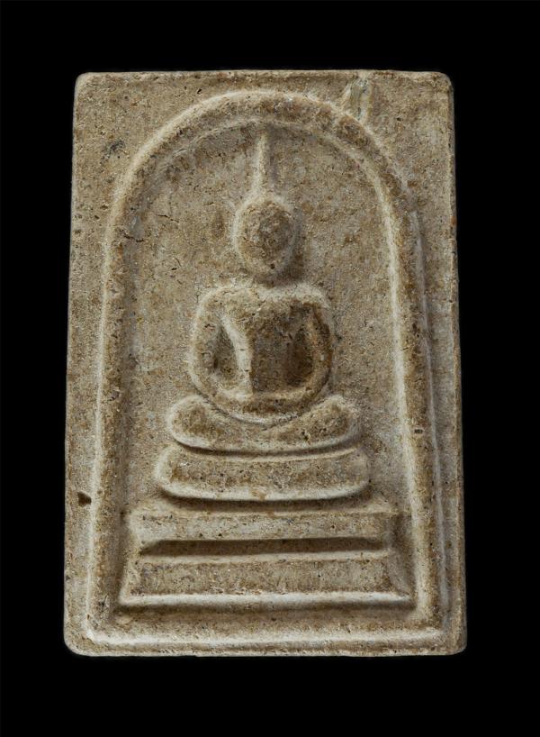 พระสมเด็จ หลังยันต์ ธรรมจักร สมอเรือ เนื้อผงพุทธคุณ ผงว่าน จ.ระนอง | https://kamulet.in.th