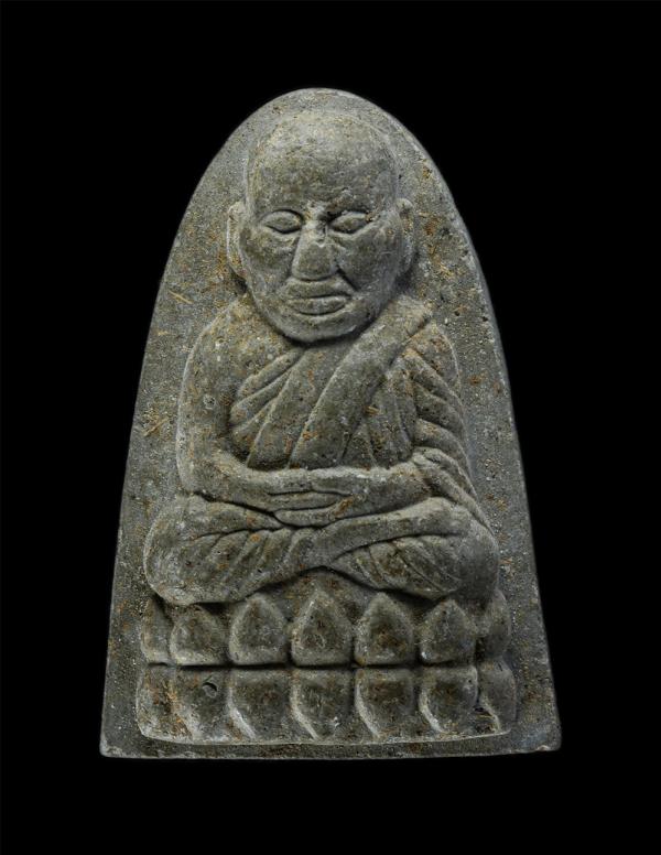 พระผงหลวงปู่ทวด หยังหลังยันต์นะเฉลียวเพชร ยันต์นะฤาชา หลวงพ่อพิศาล ธมฺธาโร วัดหนองว่านเหลือง จ.ฉะเชิงเทรา สร้างปี 2552 เนื้อผงพุทธ [..] | https://kamulet.in.th