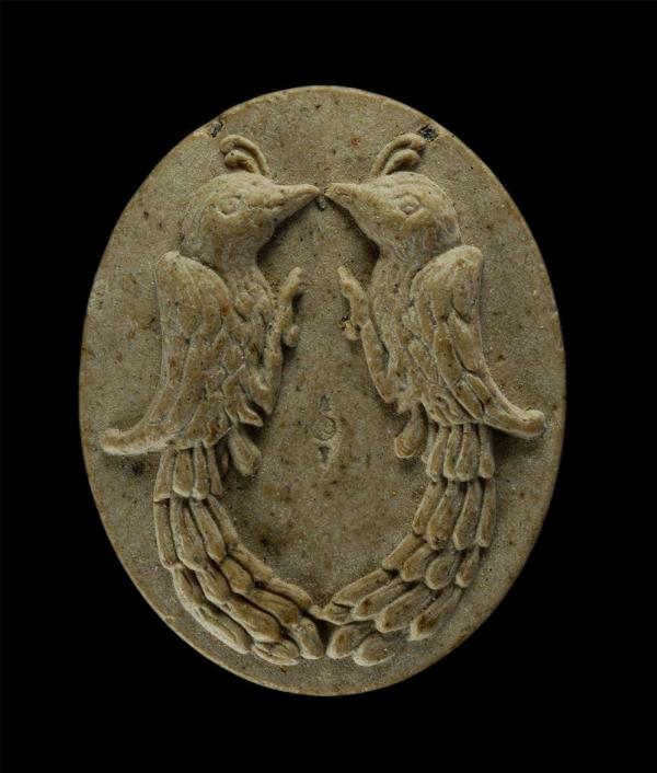 นกสาริกาคู่ วัดสัมมาชัญญาวาส (วัดใหม่คลองสอง) แขวงบางชัน เขตคลองสามวา กรุงเทพฯ เนื้อผงพุทธคุณ ผงว่าน พระเก่าสวย มวลสารดี  | https://kamulet.in.th