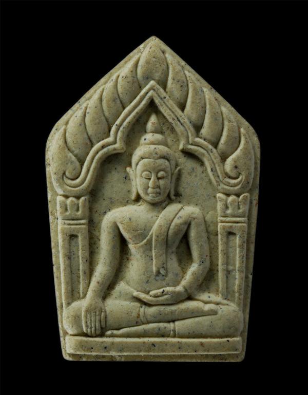 พระผงขุนแผนมหาเมตตา พระครูอุดมพัฒนาการ (วันชัย วชิรญาโณ) วัดธาตุทอง อ.บ่อทอง จ.ชลบุรี เนื้อผงพุทธคุณ ผงว่าน | https://kamulet.in.th