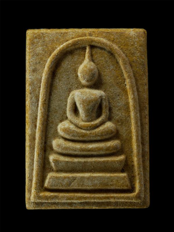 พระสมเด็จ พิมพ์ใหญ่ หลังรูปเหมือนหลวงปู่หิน ถาวโร วัดหนองสนม อ.เมือง จ.ระยอง เนื้อผงพุทธคุณ ผงว่าน พระเก่าสวย มวลสารดี (องค์ที่ 5) | https://kamulet.in.th