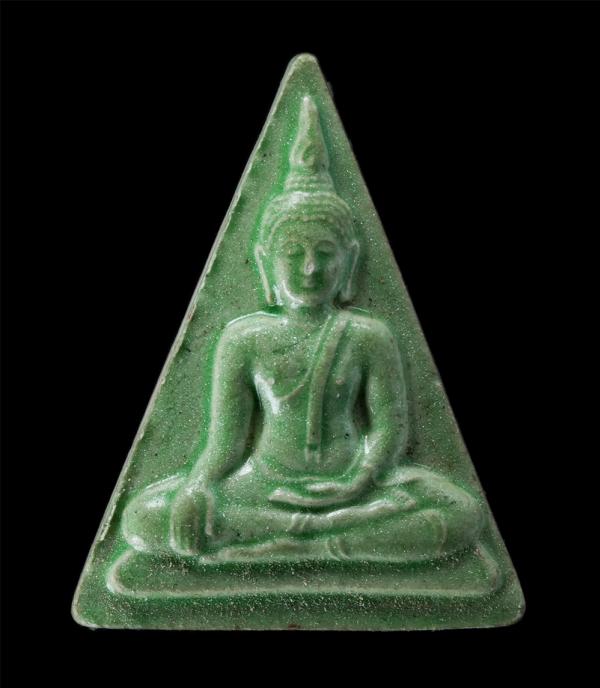 พระสมเด็จนางพญา หลวงปู่ทิม อตฺตสนฺโต(พระครูสังวรสมณกิจ ) วัดพระขาว อ.บางบาล จ.พระนครศรีอยุธยา เนื้อผงพุทธคุณ ผงว่าน เคลือบสีเขียว | https://kamulet.in.th