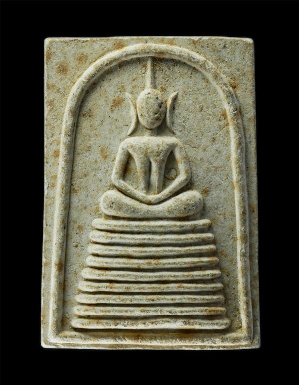 พระสมเด็จหลังพ่อแก่ วัดปทุมสูตยาราม(บ่อปั้น) ต.สระยายโสม อ.อู่ทอง จ.สุพรรณบุรี เนื้อผงพุทธคุณ ผงว่าน พระเก่าสวย มวลสารดี | https://kamulet.in.th