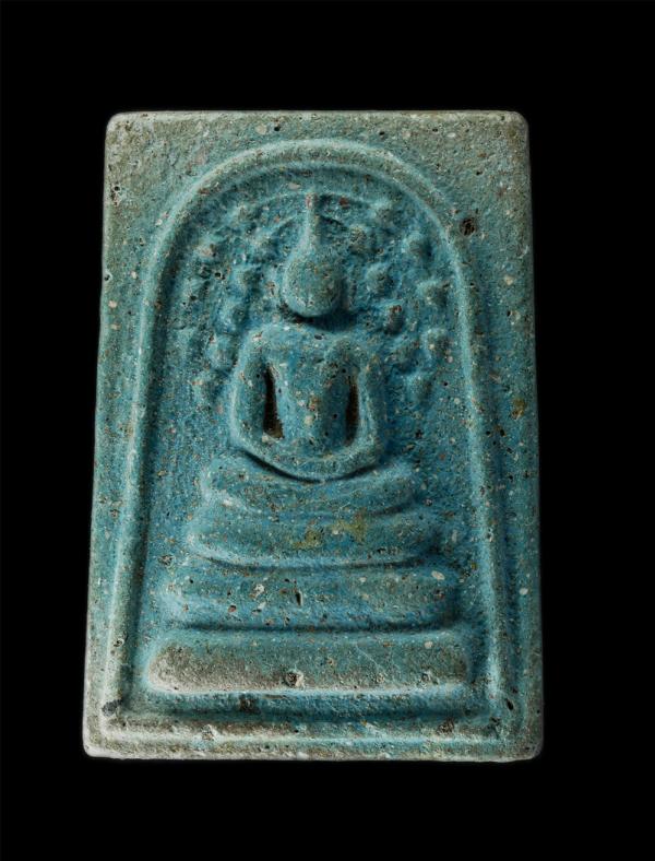 พระสมเด็จปรกโพธิ์ หลัง ยันต์พระเจ้าห้าพระองค์ ลาภผล พูลทวี เนื้อผงพุทธคุณ ผวง่าน พระแท้ไม่ทราบที่ | https://kamulet.in.th