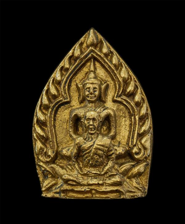 เหรียญหล่อเจ้าสัวพิมพ์ซ้อน หลวงพ่อเชิญ ปุญญสิริ วัดโคกทอง จ.พระนครศรีอยุธยา รุ่นเชิญทรัพย์ หลังยันต์กลับ รุ่น 1 เสาร์ 5 ปี2536 เนื [..] | https://kamulet.in.th