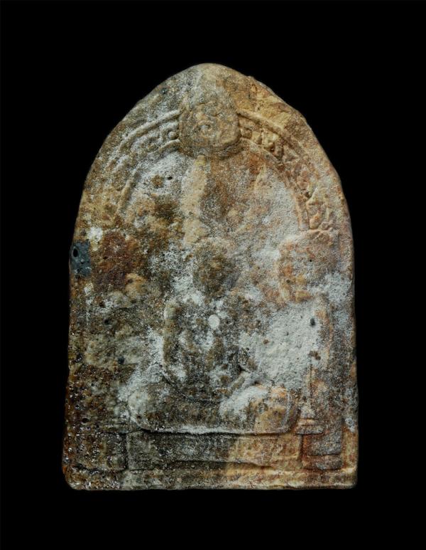 พระผงหลวงพ่อเงิน หลวงพ่ออู๋(พระครูโพธิธรรมสุวัฒน์) วัดโพทะเล จ.พิจิตร ปี2540 เนื้อผงพุทธคุณ ผงว่าน พระเก่าสวย มวลสารดี  | https://kamulet.in.th