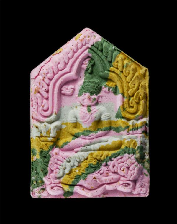 พระขุนแผนพิมพ์ไข่ปลาเล็ก หลวงปู่แสน ปสนฺโน วัดบ้านหนองจิก จ.ศรีสะเกษ จัดสร้างโดย พระครูปลัดดุสิต อิทธิโชโต วัดใหม่สามัคคี(หนองโสน) [..] | https://kamulet.in.th