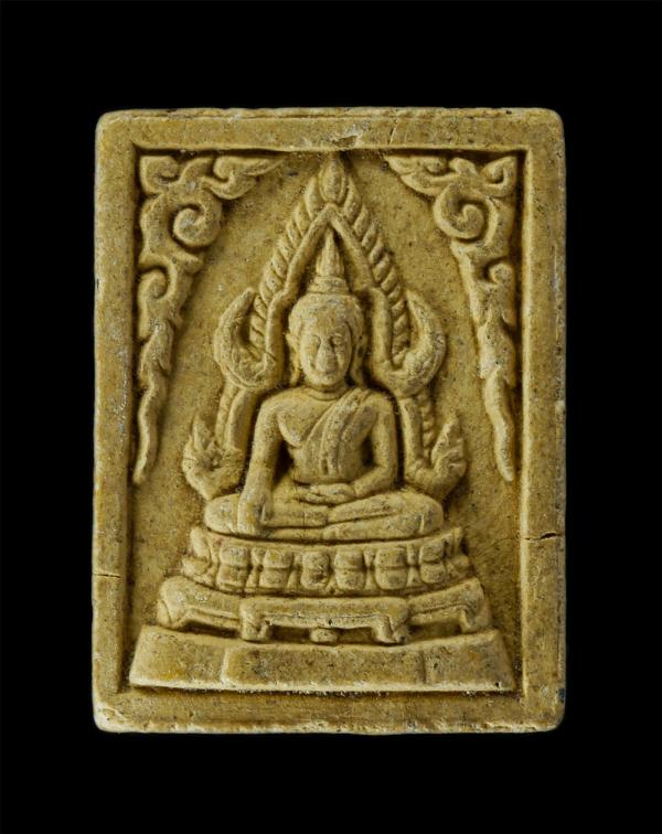 พระพุทธชินราช วัดป่าแก้ว ต.หัวถนน อ.พนัสนิคม จ.ชลบุรี ปี2536 งานผูกพัทธสีมา ฝังลูกนิมิต เนื้อผงพุทธคุณ ผงว่าน พระเก่าสวย มวลสาดี พ [..] | https://kamulet.in.th