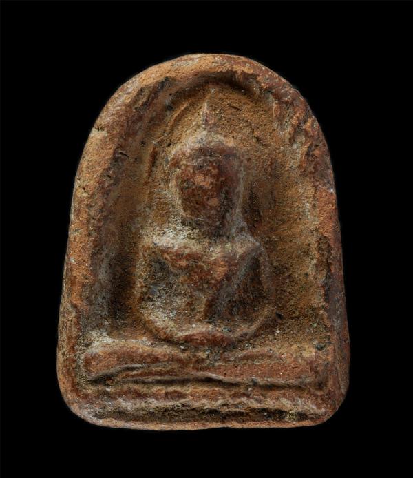 พระซุ้มกอ หลวงปู่ลอด เนื้อดิงเผา | https://kamulet.in.th