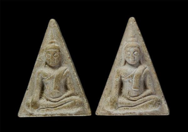 พระสมเด็จนางพญา รุ่น ๑ หลวงพ่อเพิ่ม กิติสาโร วัดปกรณ์ธรรมราม ซอย4 อ.นิคมพัฒนา จ.ระยอง ปี2536 เนื้อผงพุทธคุณ ผงว่าน(ราคาต่อ 2องค์) | https://kamulet.in.th