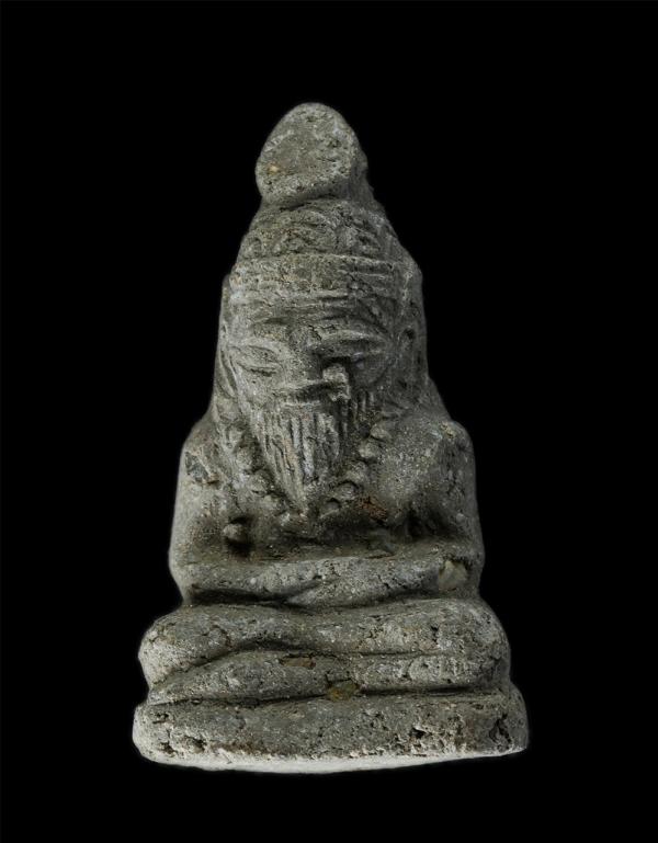 พระฤาษีมหาลาภ หลวงปู่จอม นาคเสโน วัดป่าโพธิสมพร ต.ท่าบ่อ อ.เมือง จ.อำนาจเจริญ เนื้อผงพุทธคุณ ผงว่าน พระเก่าสวย มวลสารดี | https://kamulet.in.th