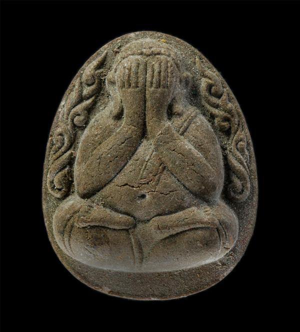 พระปิดตามหาอุตม์จัมโบ้ หลวงพ่อก๊ก วัดสละบาป ต.ท่าข้าม อ.ค่ายบางระจัน จ.สิงห์บุรี เนื้อผงพุทธคุณ ผงว่าน พระเก่าสวย มวลสารดี | https://kamulet.in.th