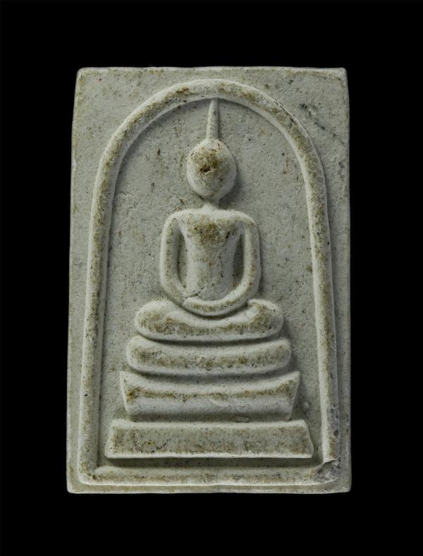 พระสมเด็จหลังรูปเหมือน หลวงปู่ศรี มหาวีโร วัดป่ากุง จ.ร้อยเอ็ด เนื้อผงพุทธคุณ ผงว่าน | https://kamulet.in.th