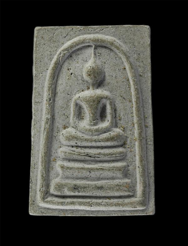 พระสมเด็จหลังใบโพธิ์ เนื้อผงพุทธคุณ ไม่ทราบที่ | https://kamulet.in.th