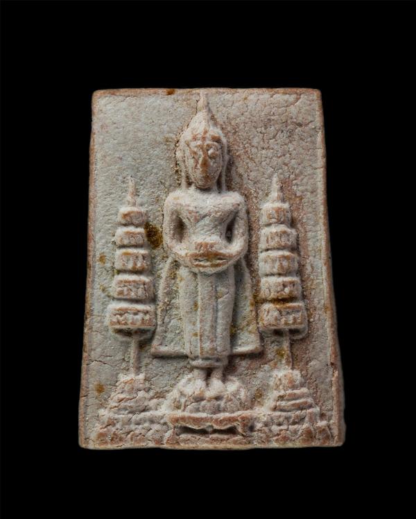 พระผงหลวงพ่อบ้านแหลม วัดตะโหนดราย ต.บางกระบือ อ.บางคนที จ.สมุทรสงคราม เนื้อผงพุทธคุณ ผงว่าน พระเก่าสวย มวลสารดี นาเก็บสะสมบูชา#2 | https://kamulet.in.th