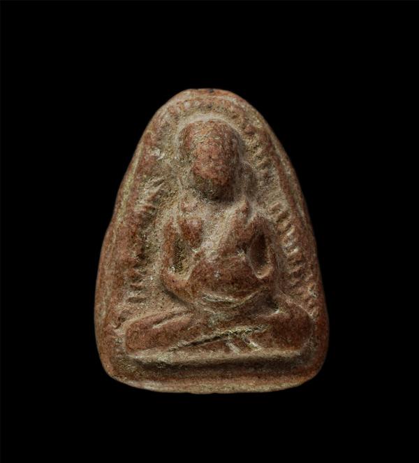 พระสังกัจจายน์ หลวงพ่อกวย ชุตินฺธโร วัดโฆสิตาราม ออกวัดหนองอีดุก จ.ชัยนาท เนื้อดินเผา | https://kamulet.in.th