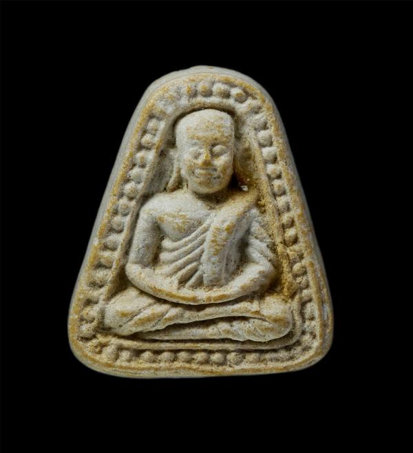 หลวงพ่อเงินจอบเล็ก หลังยันต์ เนื้อผง โค๊ต ผ วัดบางคลาน จ.พิจิตร#2 | https://kamulet.in.th