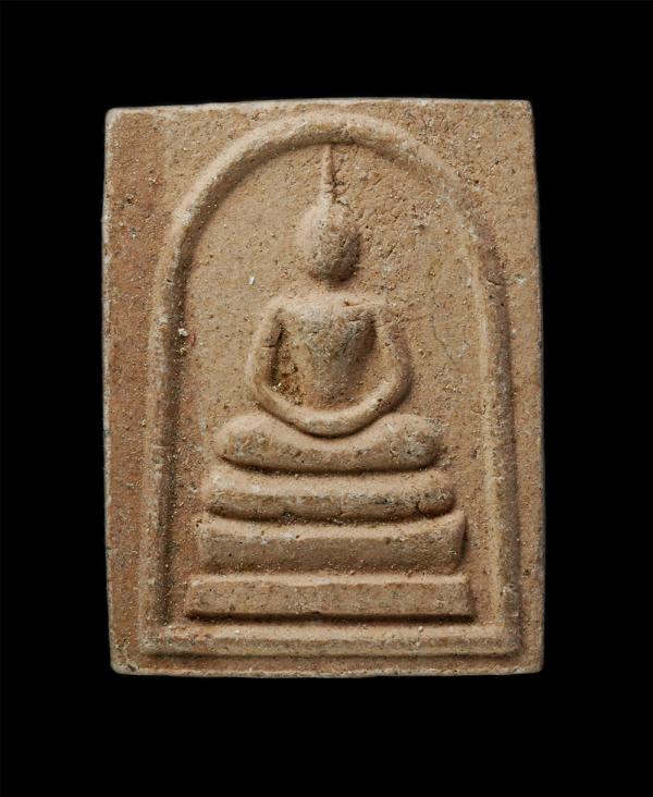 พระสมเด็จ หลวงปู่ชอบ อนุจารี(พระพิมลธรรม) วัดราษฎร์บำรุง จ.ชลบุรี เนื้อผงพุทธคุณ ผงว่าน | https://kamulet.in.th