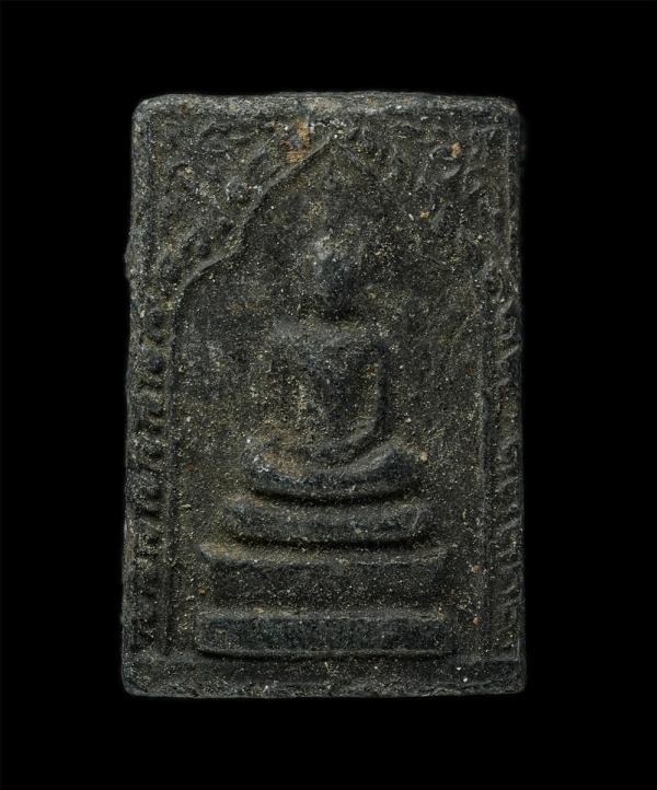 พระสมเด็จหลวงพ่อพูน วัดใหม่ปีนเกลียว จ.นครปฐม ปี2490 เนื้อผงใบลาน  | https://kamulet.in.th