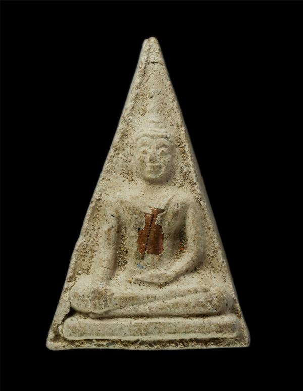 พระนางพญา ฝังตะกรุด ตอกโค๊ต พระเก่าสวย มวลสารดี ไม่ทราบที่ | https://kamulet.in.th