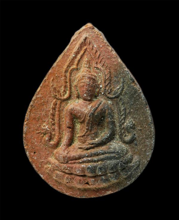 พระพุทธชินราช  จ.พิษณุโลก เนื้อดินเผา | https://kamulet.in.th