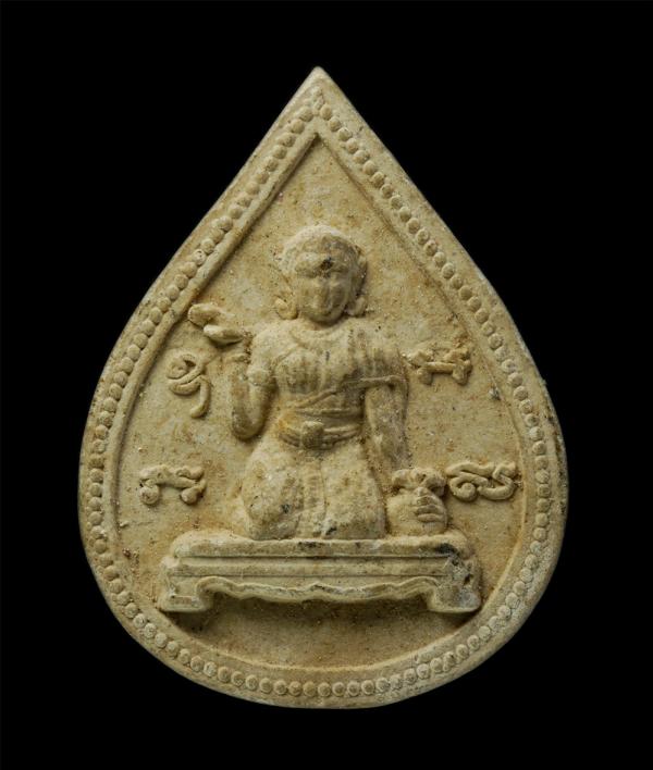 แม่นางกวักหลังถุงเงินถุงทอง พระเก่าพิมพ์สวย มวลสารดี ไม่ทราบที่ | https://kamulet.in.th