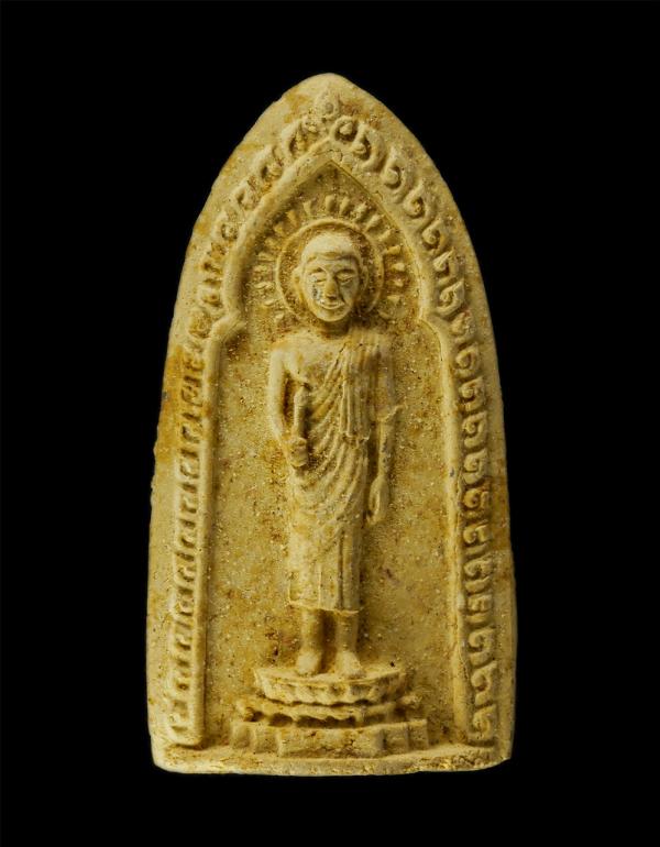 พระผง พระพุทธเจ้าถือเทียน อาจารย์เทพย์ สาริกบุตร เจ้าพิธีสร้าง ปี2514 ที่ระลึกนำพระพุทธรูปที่หล่อ ณ วัดสุทัศน์ ไปประดิษฐานที่วัดไท [..] | https://kamulet.in.th