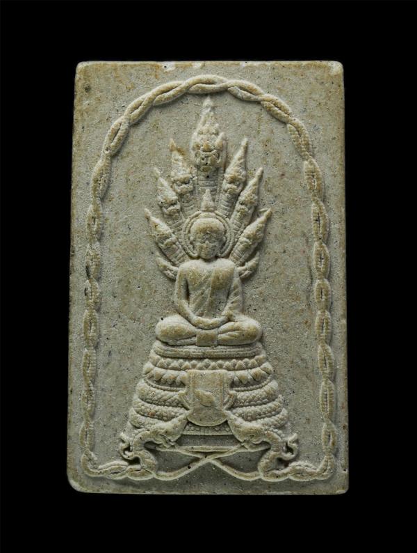 พระสมเด็จนาคปรก รุ่นเศรษฐี 1,000 ปี หลวงพ่อทองกลึง วัดเจดีย์หอย จ.ปทุมธานี แซยิด72ปี พ.ศ.2558 เนื้อผงพุทธคุณ ผงว่าน เกศา พระเก่าสว [..] | https://kamulet.in.th