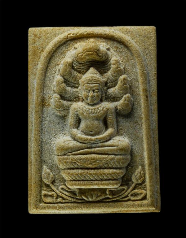 พระสมเด็จนาคปรก หลวงพ่อทองกลึง สุนทโร ปี2537 เนื้อผงพุทธคุณ วัดเจดีย์หอย จ.ปทุมธานี รุ่นสร้างโบสถ์ พระเก่าสวยน่าเก็บสะสมบูชา ท่านเ [..] | https://kamulet.in.th