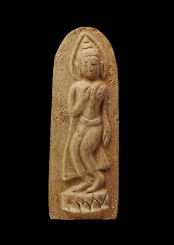 พระทุ่งเศรษฐี วัดบางปลาหมอ จ.สุพรรณบุรี เนื้อดินเผา | https://kamulet.in.th