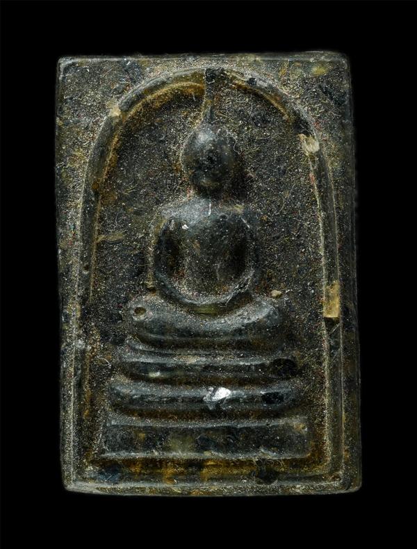 พระสมเด็นผงแผ่นทองคำเปลว พระเก่าสวย ไม่ทราบที่ | https://kamulet.in.th