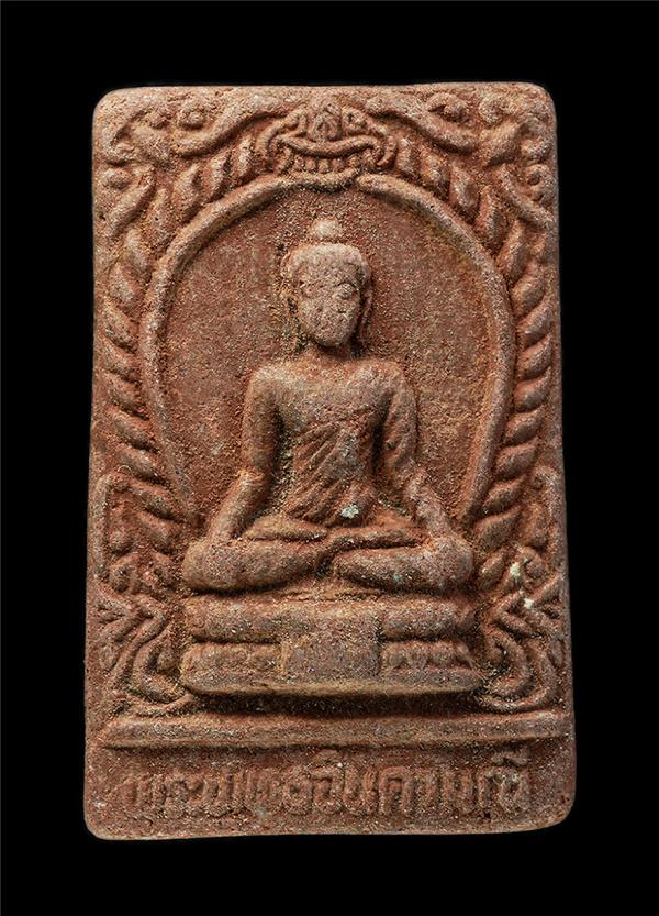 พระพุทธจินดามณี หลวงพ่อสนิท(ท่านเจ้าคุณสนิท) วัดศีลขันธาราม จ.อ่างทอง ปี2529 เนื้อผงพุทธคุณ ผงว่าน พระเก่าสวย มวลสารดี | https://kamulet.in.th