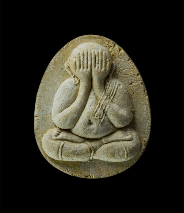 พระปิดตาวัดช่องลม หลวงปู่แก้ว สุวณฺณโชโต (พระเทพสาครมุนี) วัดช่องลม(วัดสุทธิวาตวราราม) ท่าฉลอม อ.เมือง จ.สมุทรสาคร เนื้อผงพุทธคุณ  [..] | https://kamulet.in.th