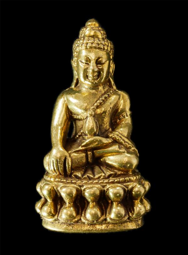 พระกริ่งเรียกทรัพย์ หลวงพ่อไพรัตน์ ปญฺญาธโร(พระราชวชิรประชานาถ) วัดสมานรัตนาราม อ.เมือง จ.ฉะเชิงเทรา พุทธาภิเษก 3 วาระ เนื้อทองทิพ [..] | https://kamulet.in.th