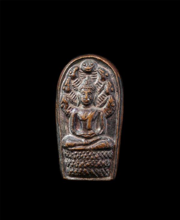 เหรียญปรกใบมะขาม หลวงพ่อพระใส วัดโพธิ์ชัย จ.หนองคาย รุ่นบารมีพ่อ ปี2552 หลวงปู่นวน เขมจารี (พระเทพปริยัติมุนี) เหรียญเนื้อทองแดง พ [..] | https://kamulet.in.th