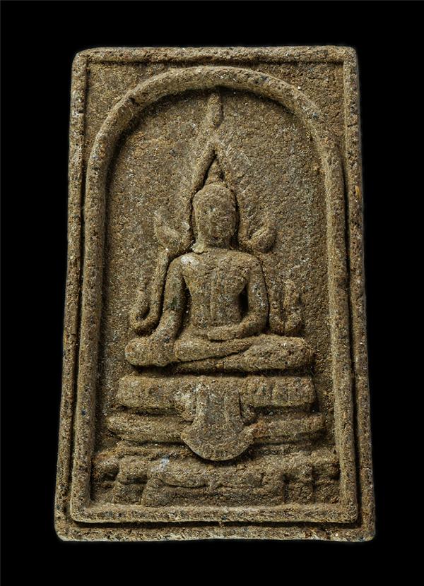 พระสมเด็จองค์ปฐม หลังยันต์เกราะเพชร หลวงพ่อมหาอำนวย ฐานวโร วัดชัยชนะสงคราม อ.หาดใหญ่ จ.สงขลา พิมพ์ ละชั่ว ทำดี เอวังโหตุ เนื้อผงพุ [..] | https://kamulet.in.th