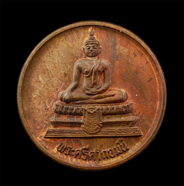 เหรียญพระศรีศากยมุนี ที่ระลึกเนื่องในโอกาสสมเด็จพระเจ้าพี่นางเธอ เจ้าฟ้ากัลยาณิวัฒนา กรมหลวงนราธิวาสราชนครินทร์ ฉลองพระชนมายุ 6 รอ [..] | https://kamulet.in.th