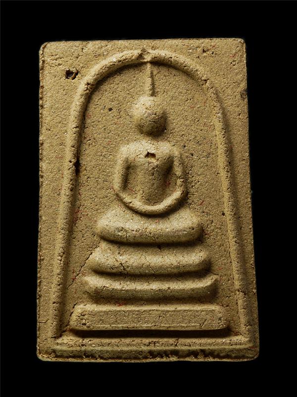 หลวงพ่อสวัสดิ์ ปุณณสีโล(พระครูพิศาลพรหมจรรย์) วัดเม้าสุขา อ.บ้านบึง จ.ชลบุรี ปี2538 หลังยันต์พระเจ้าห้าพระองค์ เนื้อผงพุทธคุณ ผงว่ [..] | https://kamulet.in.th