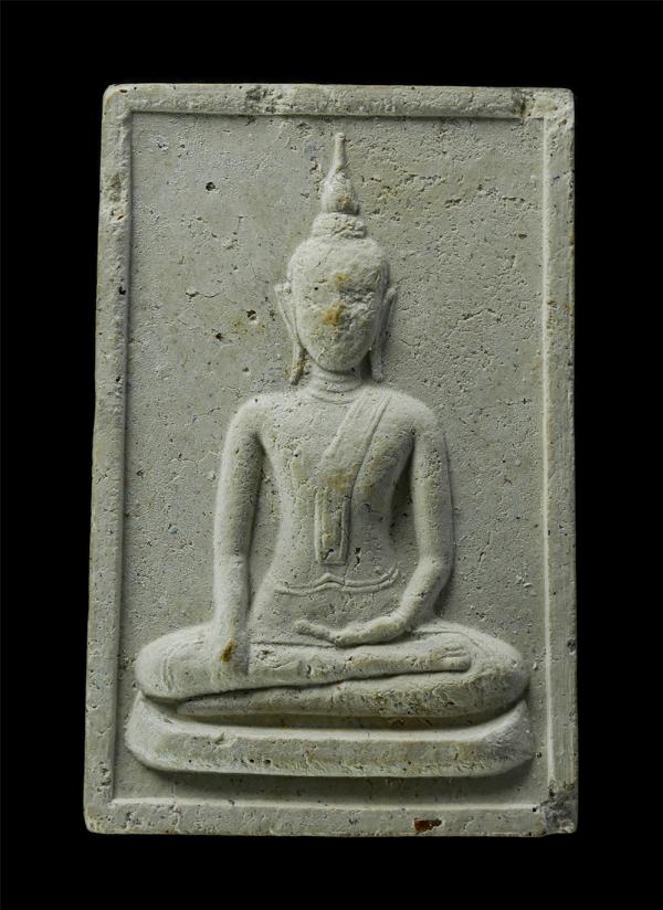 พระผงหลวงพ่อแก่ วัดบ้านสร้าง อ.โพธิ์ทอง จ.อ่างทอง หลังติดรูปพระถ่าย เนื้อผงพุทธคุณ ผงว่าน พระเก่าสวย มวลสารดี น่าเก็บสะสมบูชา พร้อ [..] | https://kamulet.in.th