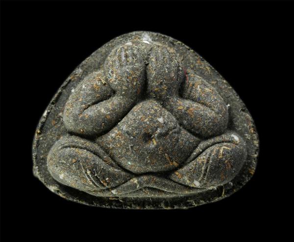 พระปิตตา มหาอุตม์ รุ่นวิเศษ หลวงพ่อทอง สุทธสีโล(พระครูวิสุทธิ์วิทยาคม) วัดบ้านไร่ จ.นครราชสีมา ปี2561 เนื้อผงพุทธคุณ ผงว่าน ฝังตะก [..] | https://kamulet.in.th