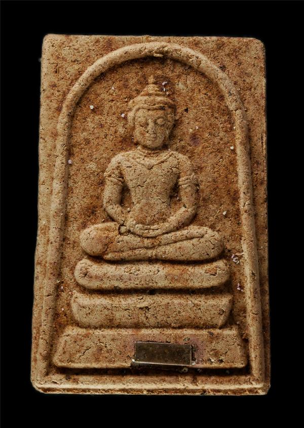 พระสมเด็จกอ หลวงพ่อเสือ (พระประสิทธิเม สันติปาโล) วัดป่าพรุสำราญ จ.บุรีรัมย์ ปี2549 เนื้อผงพุทธคุณ ผงว่าน ฝังตะกรุดสาริกา พระเก่าส [..] | https://kamulet.in.th