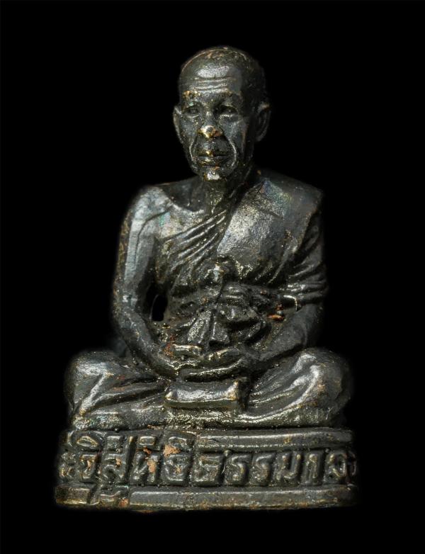 รูปหล่ออุดผง หลวงพ่อบรรจง อาภาธโร(พระวิสุทธิธรรมาจารย์) วัดใหม่กรงทอง อ.ศรีมหาโพธิ์ จ.ปราจีนบุรี เนื้อโลหะอุดผง พุทธคุณ ผงว่าน พระ [..] | https://kamulet.in.th