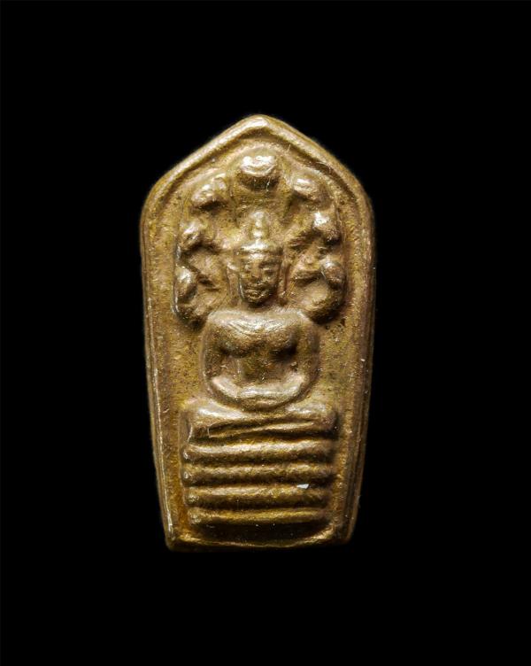 พระนาคปรกใบมะขาม หลังยันต์ นะ ว.ล. ๑ | https://kamulet.in.th